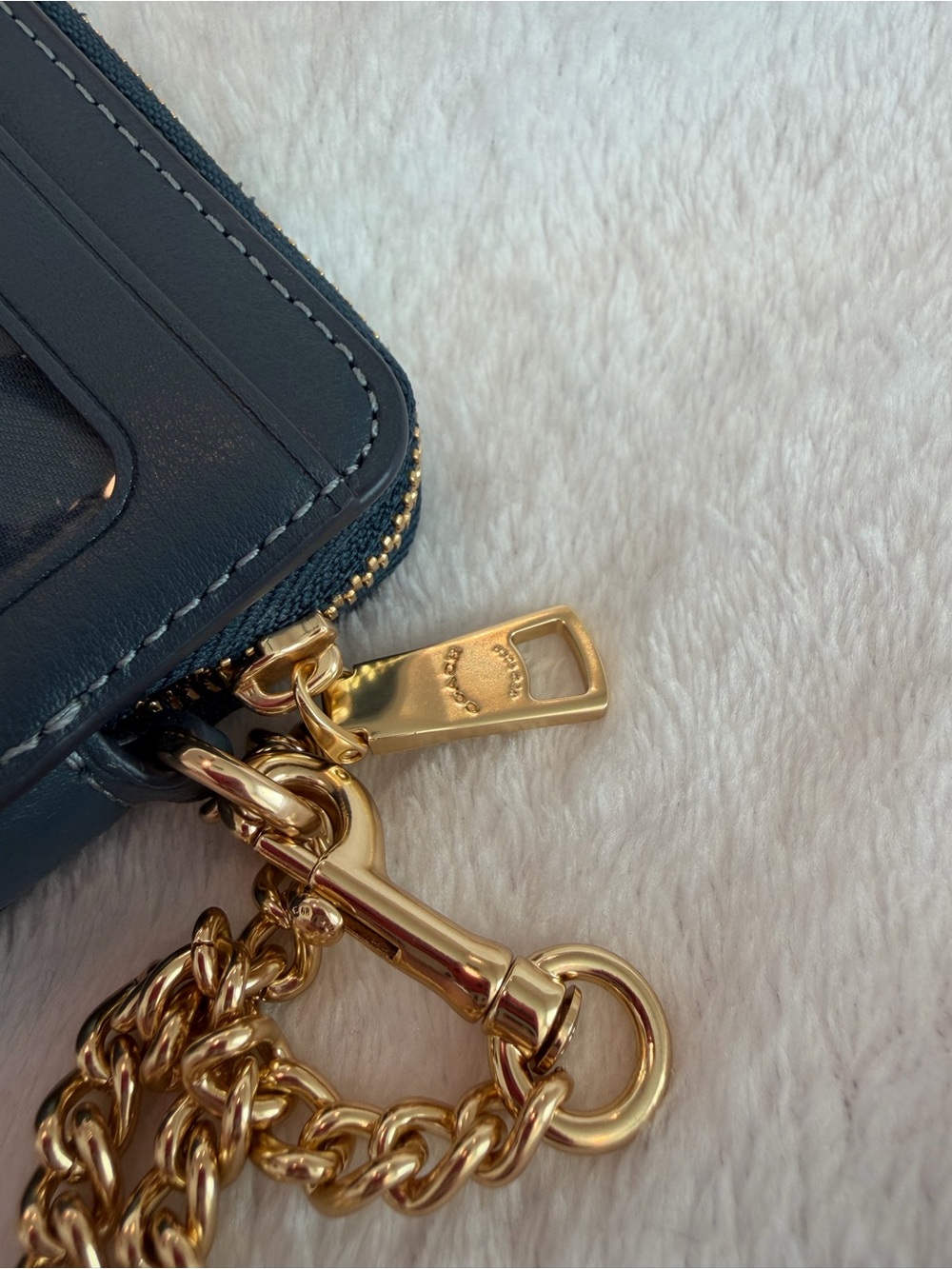 Coach Denim Signature Zip Card Case - Picture 4 of 4